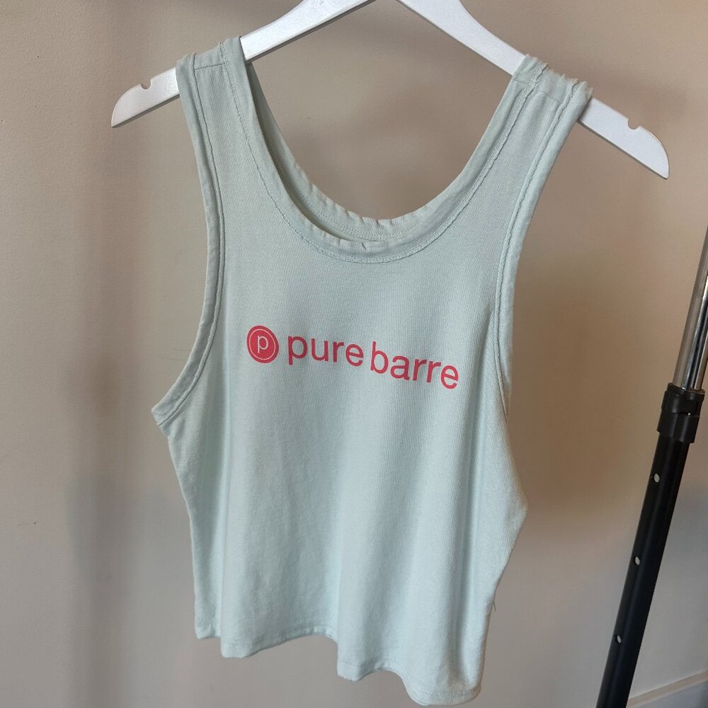 NWT, Pure Barre x Free People Movement Back to Basics Tank in Seaglass